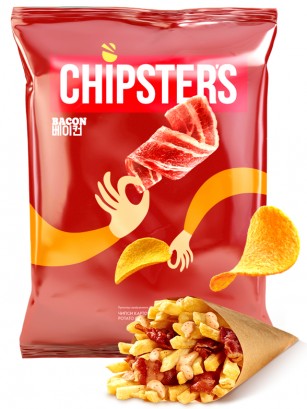 Patatas Sabor a Bacon Chipster's 60g.